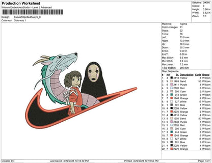 Swoosh Spirited Away