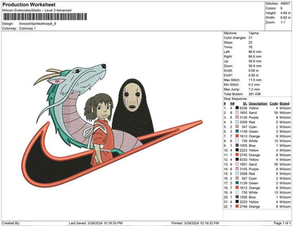 Swoosh Spirited Away