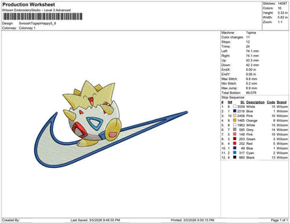 Swoosh Togepi Happy
