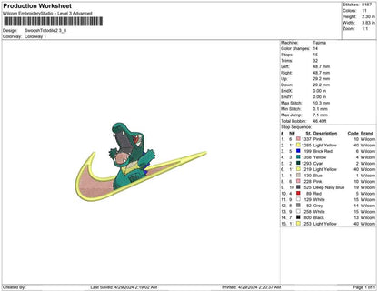 Swoosh Totodile 2