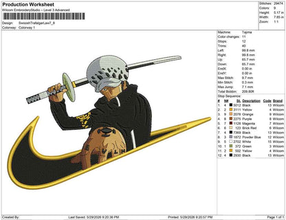 Swoosh Trafalgar Law
