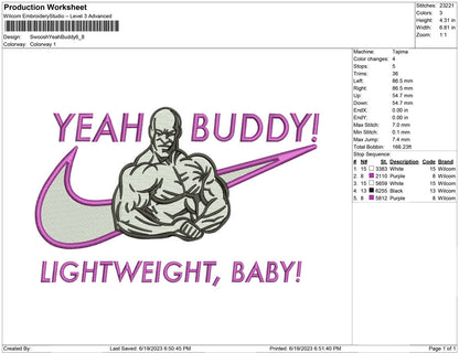 Swoosh yeah buddy Muscle