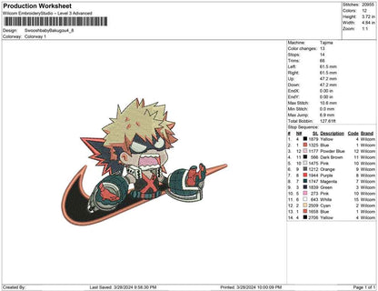 Swoosh Baby Bakugou