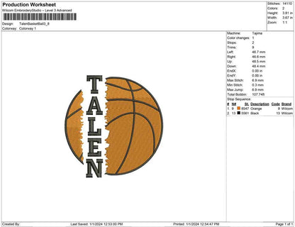 Talen Basketball