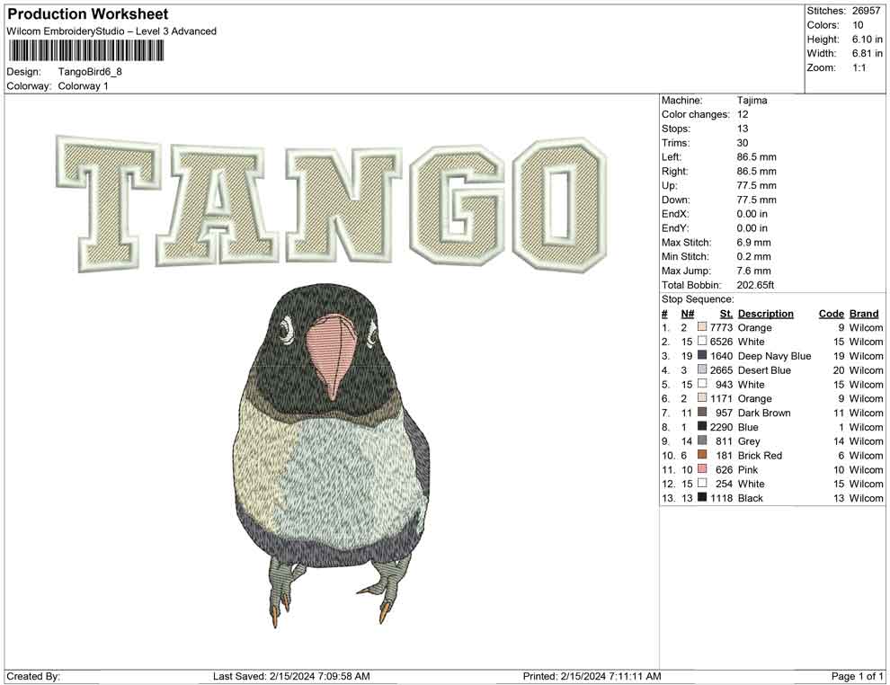 Tango Bird