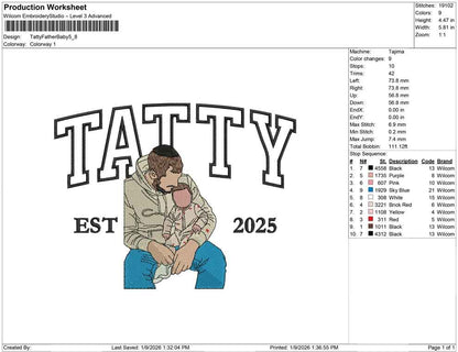 Tatty Father Baby