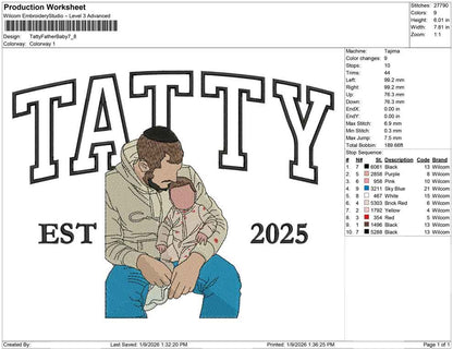 Tatty Father Baby