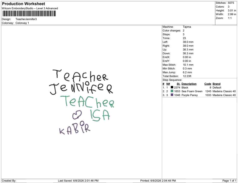 Teacher Jennifer