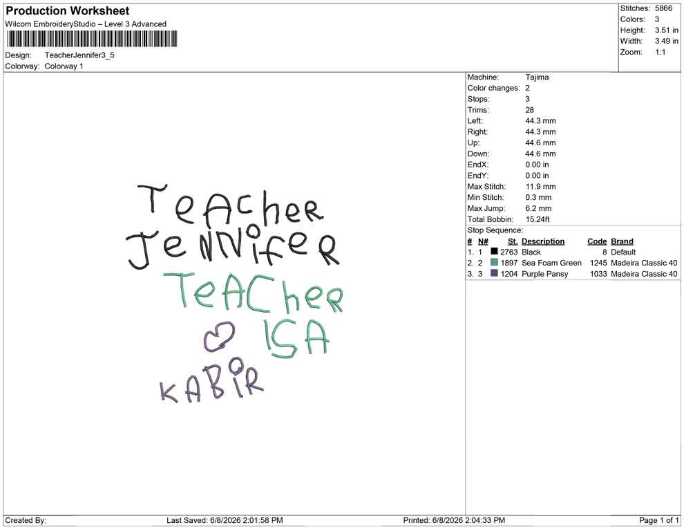 Teacher Jennifer