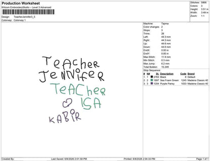 Teacher Jennifer