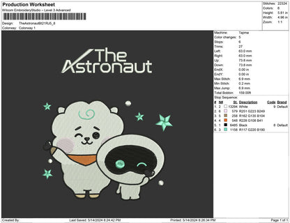 The Astronaut Bt 21 RJ