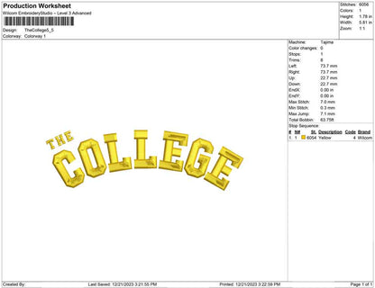 The college