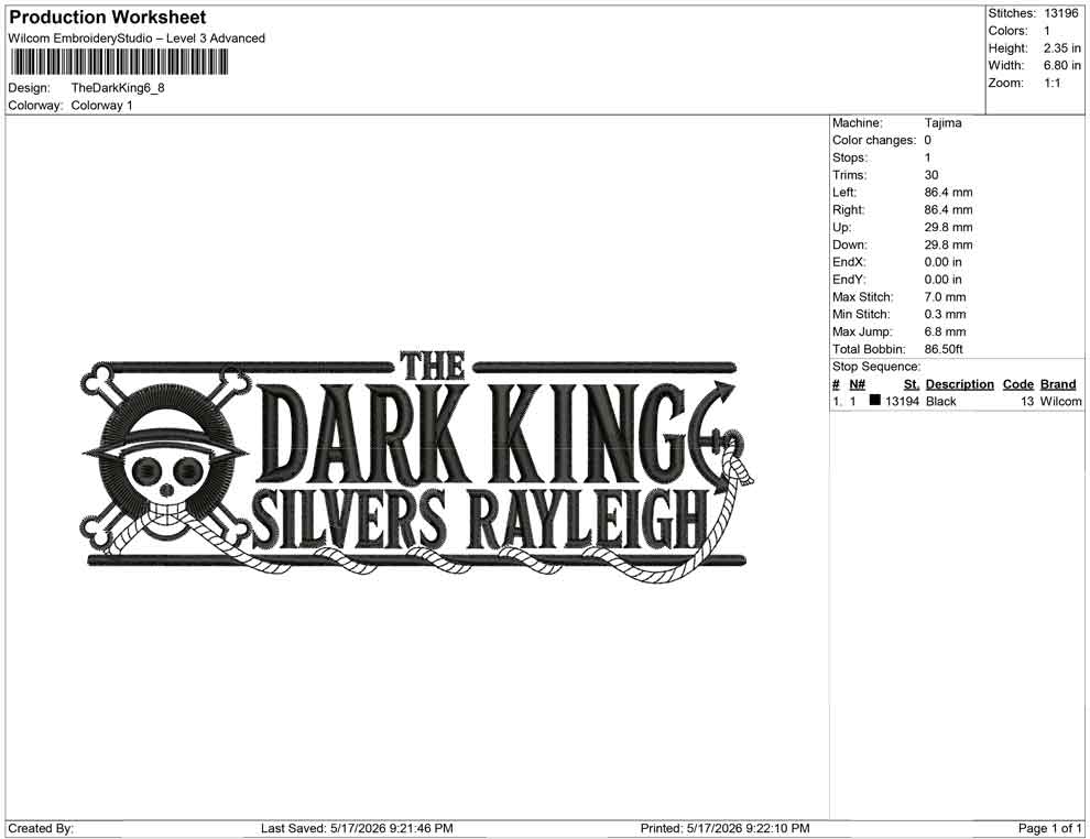 The Dark King