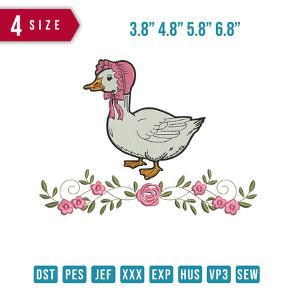 The Duck with Flower