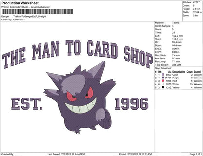 The Man To Gengar Est