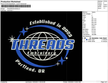 Threads Embroidery