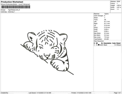 Tiger Sleep Liine