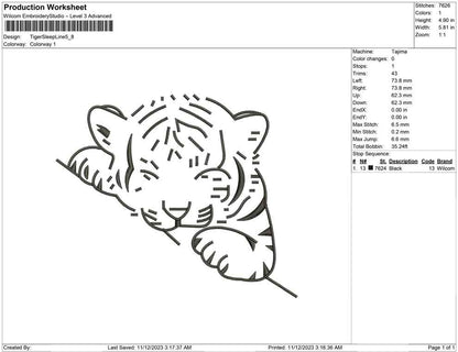 Tiger Sleep Liine