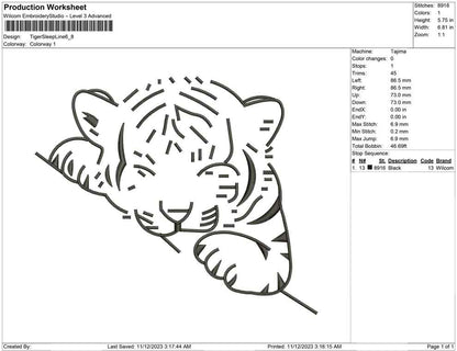 Tiger Sleep Liine