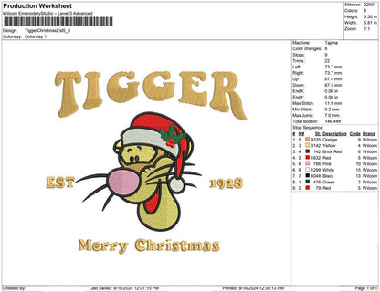 Tigger Christmas Est