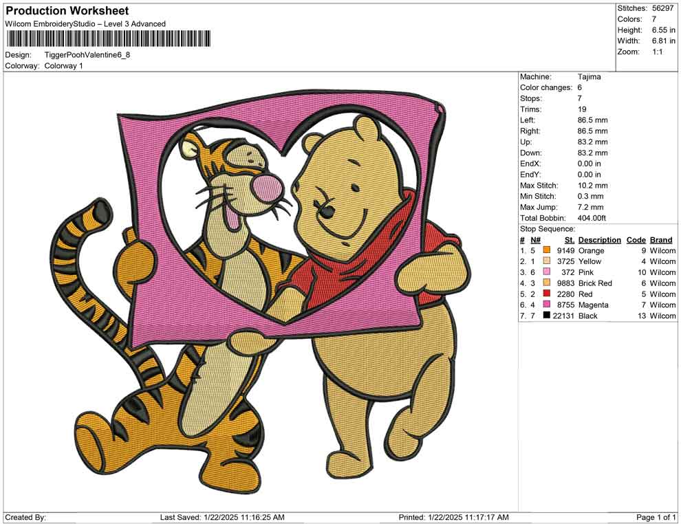 Tigger Pooh Valentine