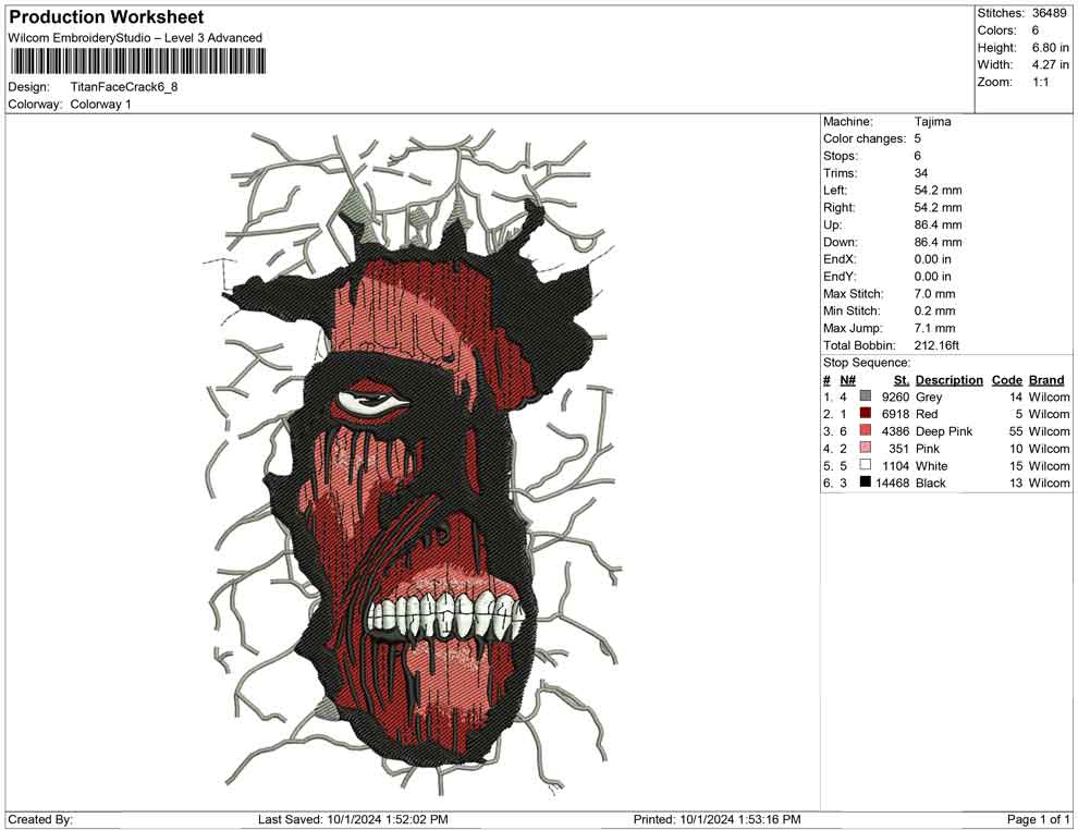 Titan Face Crack