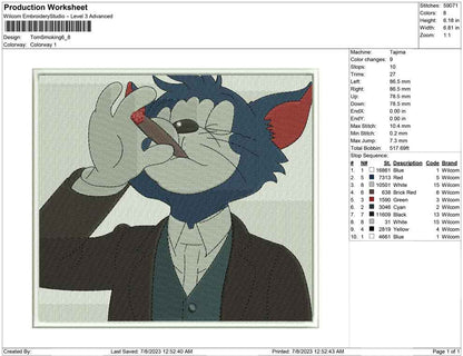 Tom Smoking Panel