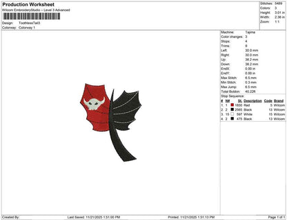 Toothless Tail