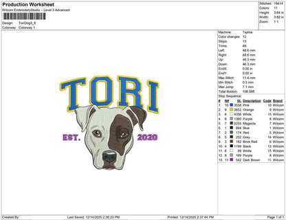 Tori Dog