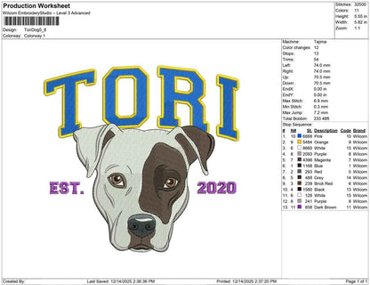 Tori Dog
