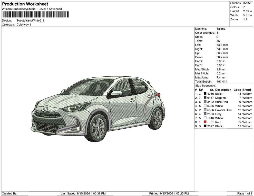 Toyota Yaris White