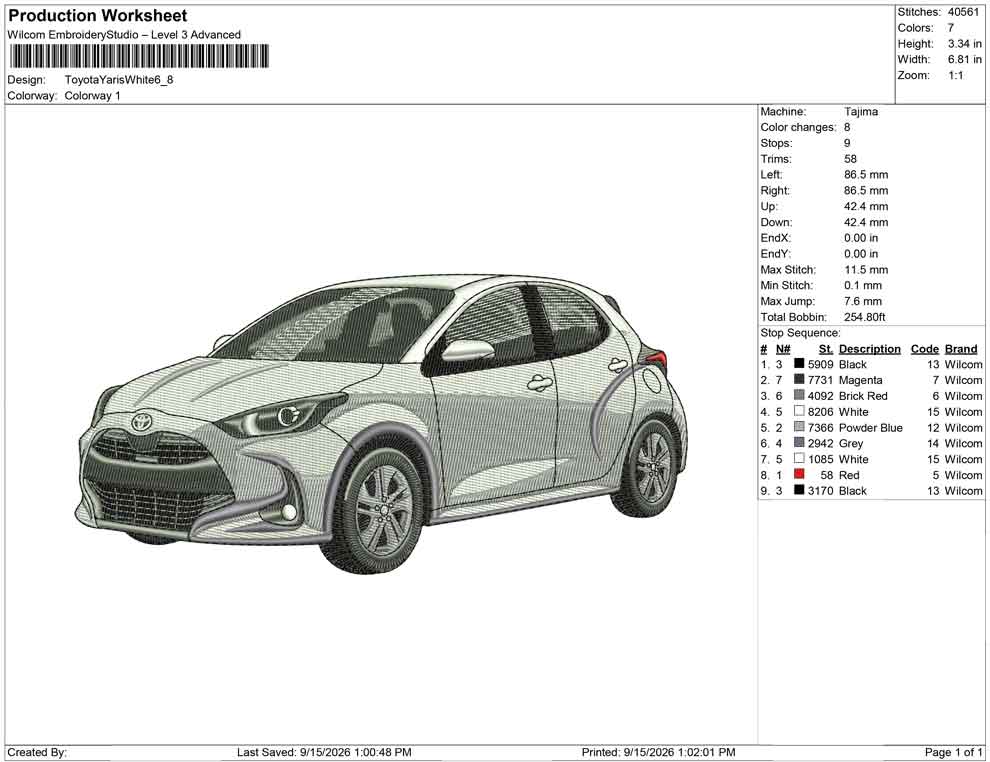 Toyota Yaris White