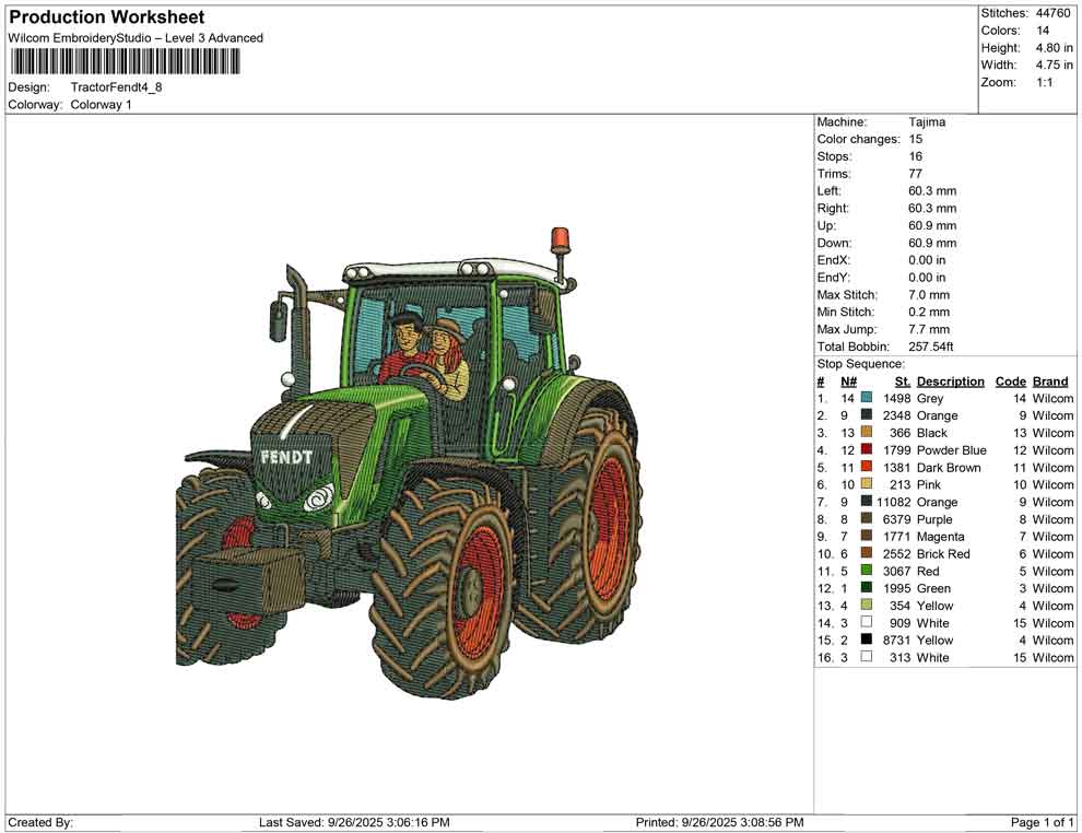 Tractor Fendt