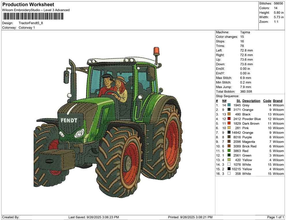 Tractor Fendt