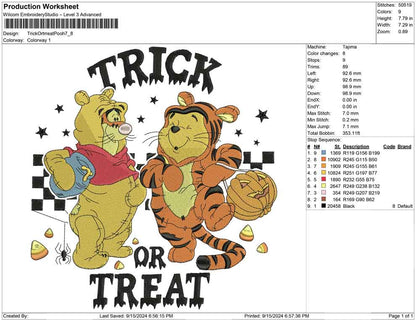 Trick Ortrreat Pooh