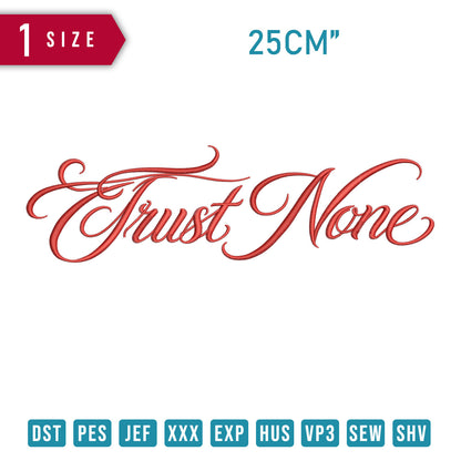 Trust None