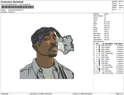 Tupac Shakur Smoke