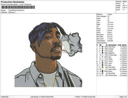 Tupac Shakur Smoke