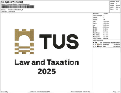 Tus Law And Taxation