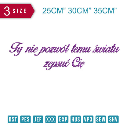 Ty Nie Pozwol