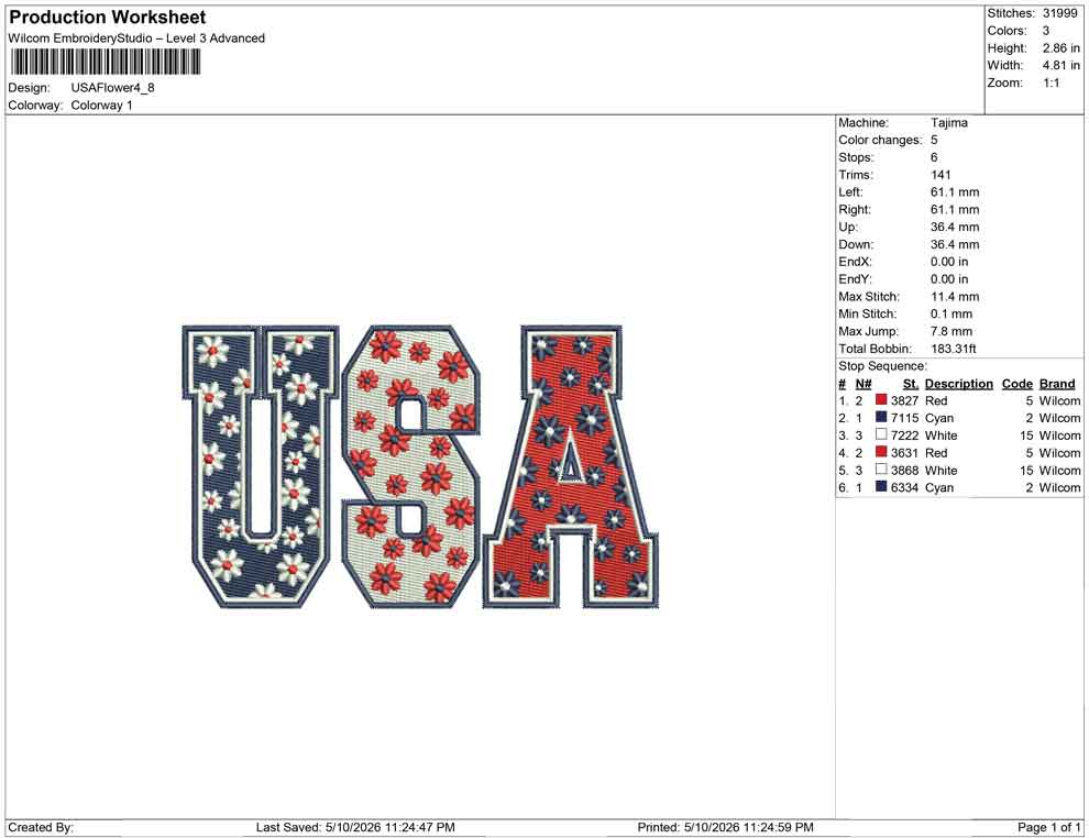USA Flower