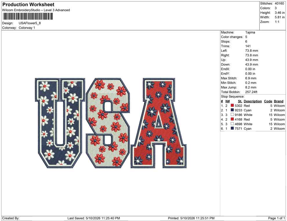 USA Flower