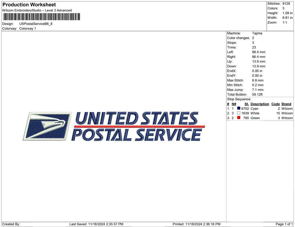 US Postal Service B