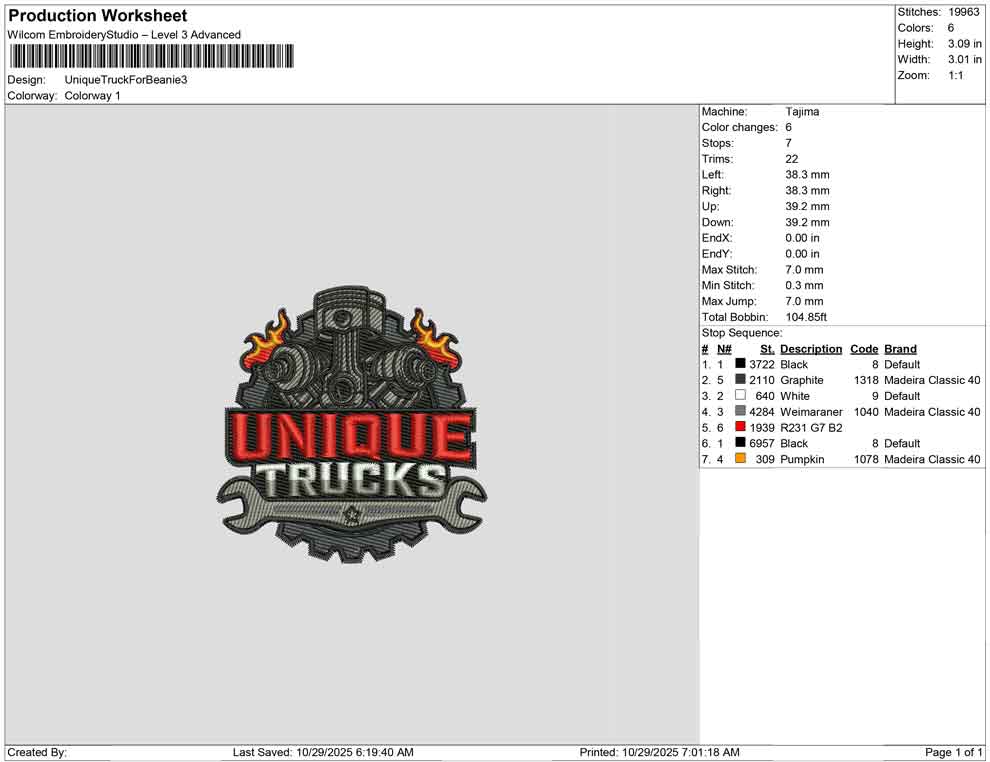 Unique Truck For Beanie
