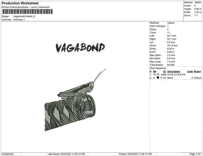 Vagabond Cricket