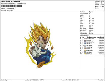 Vegeta Light