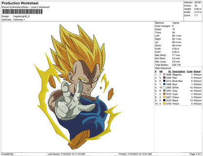 Vegeta Light