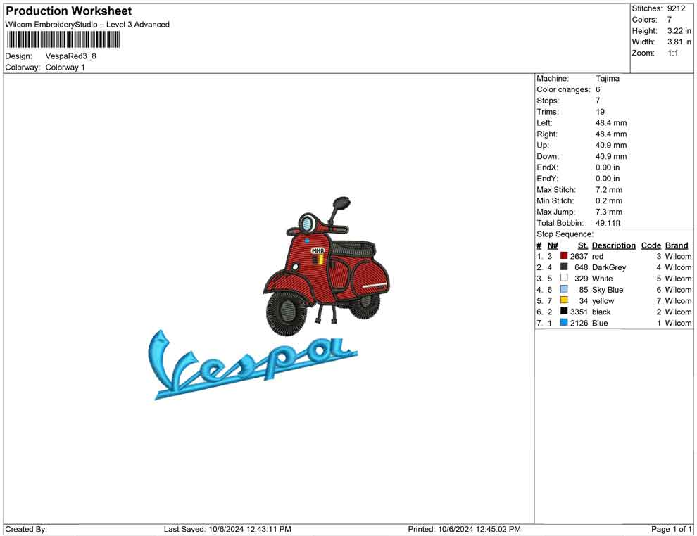 Vespa Red