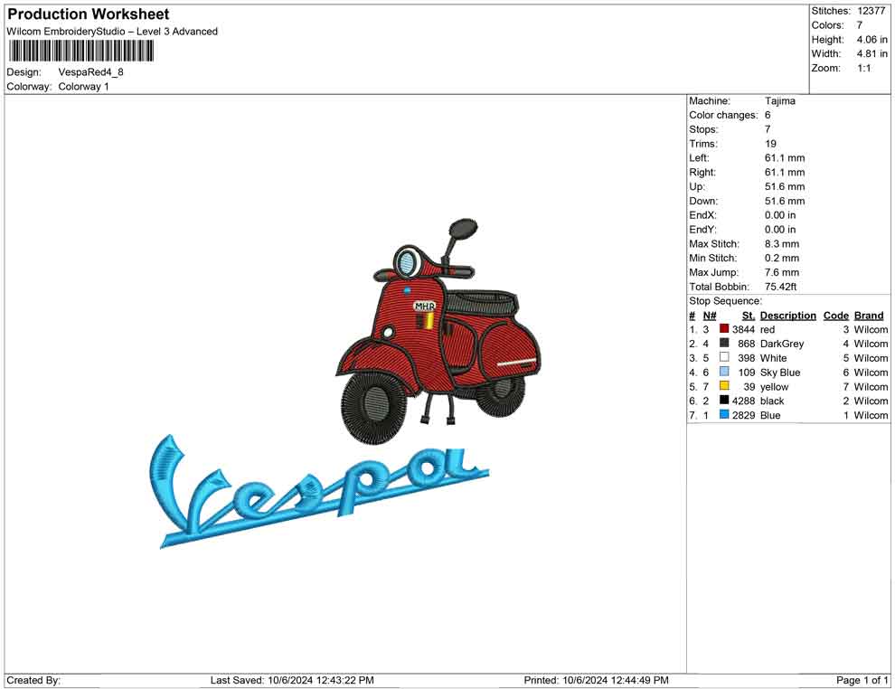 Vespa Red