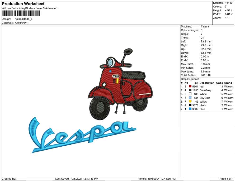 Vespa Red